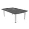 Skutchi Designs 45.25 in W, 71.5 in L, 29 in H, Engineered Wood Top, Grey H-AREC-4672-PT-AN-EL - alternate 1